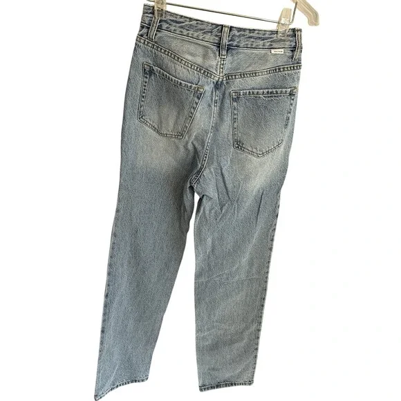 Women's Sz 25 (25x32)‎ Pacsun 90s Boyfriend Mom  Light wash Blue Jean Distressed - Picture 2 of 6